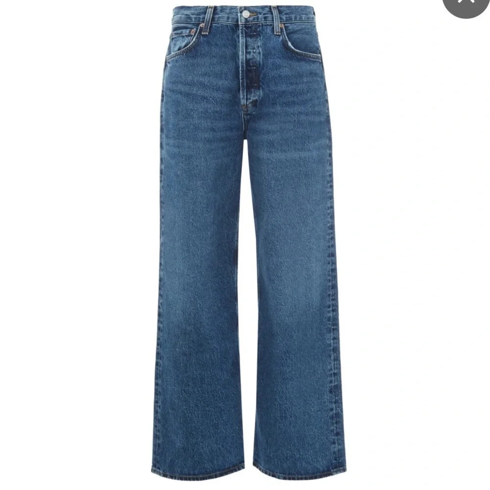 Anthropologie Wide-Leg Blue Jeans